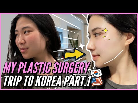 (SUB) MY PLASTIC SURGERY TRIP TO KOREA Part 1 (Facial contour, Rhinoplasty & Double eyelid surgery)