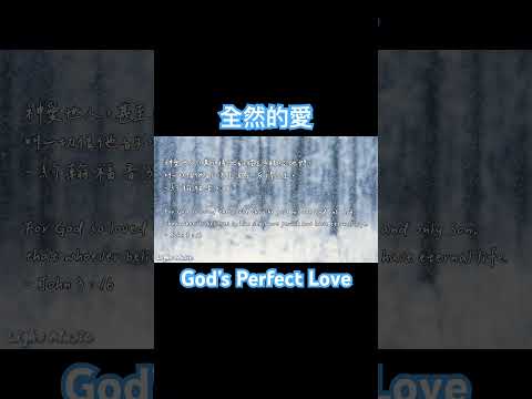 全然的愛 God's Perfect Love #music #soakinginstrumentals #piano #詩歌 #敬拜 #shorts