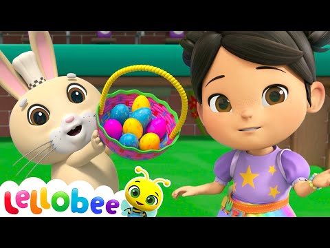 Egg Hunt Fun: Mexican Tradition with Bunny Bun! | 🍯 Lellobee Kids Songs & Cartoons! Sing and Dance