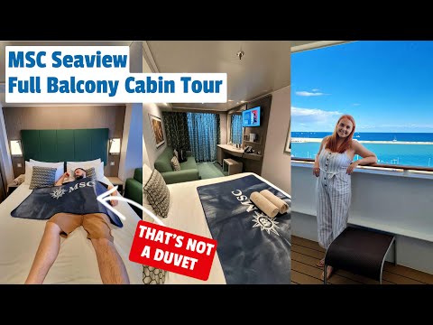 MSC Seaview - Balcony Cabin FULL Tour - Have We Got Bigger Or Has The Shower Got Smaller!