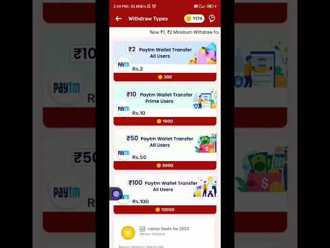 🤑Minimum Redeem Add ₹5 Free Paytm Cash || New Paytm Earning App Today || 2023 Best Earn Money Apps