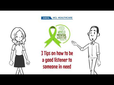 How to be a good listener to someone in need | World Mental Health Day | HCL Healthcare