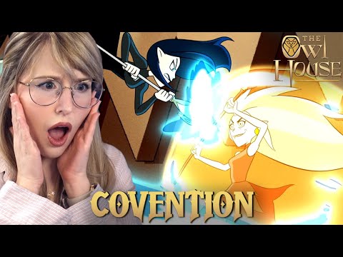 WITCH DUELS ARE *INSANE* - GRAVITY FALLS FAN REACTS - THE OWL HOUSE 1x05 - COVENTION