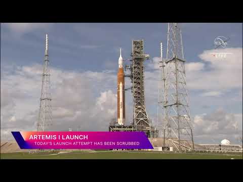 Artemis 1 launching scrubbed live Stream | For all mankind | Full video | Full countdown | 4K 1080P