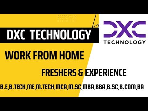 DXC TECHNOLOGY Hiring 2022 | Freshers & Experience | Any Graduate 🎓