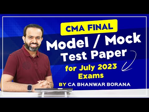 CMA Final DT MTP/MQP as per 2016 & 2022 Syllabus