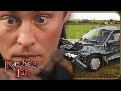 Fixing a Dent In The Car | Father Ted | Hat Trick Comedy