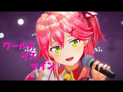 【MMDホロライブ】さくらみこ/ワールドイズマイン [2k60Fps]