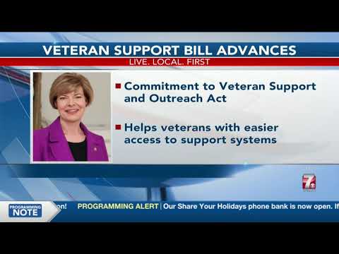 WSAW: Sen. Baldwin’s Bill to Connect Veterans with Earned Benefits Heads to the President’s Desk