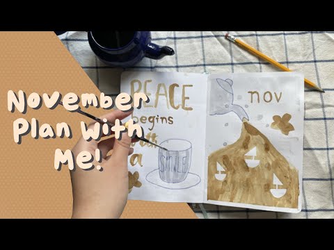 November Plan With Me! | Tea and Coffee