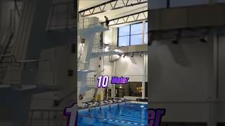 Backflip from 3, 7 and 10 meter #backflip #10m #10meter