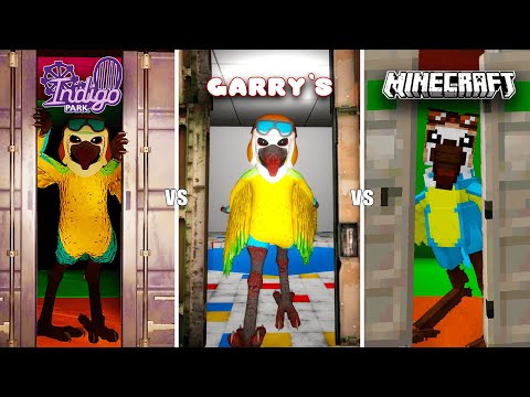 Indigo Park - All Mollie Macaw Jumpscares vs MINECRAFT vs Garry's Mod (all scenes)