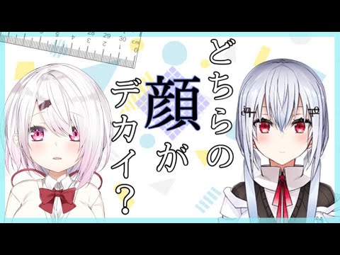 【にじさんじ】相手の顔をデカイと言うことで自分が普通サイズだと思われたい2人【椎名唯華/葉加瀬冬雪】