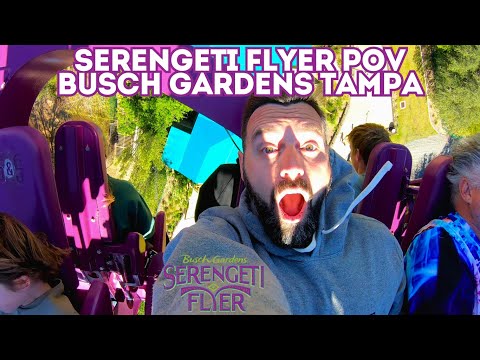 Serengeti Flyer POV - Busch Gardens