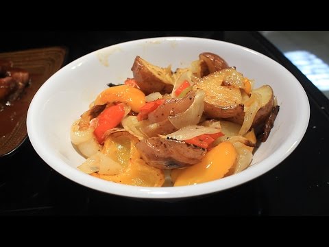 How to cook Roasted Red Potatoes w/ Peppers & Onions