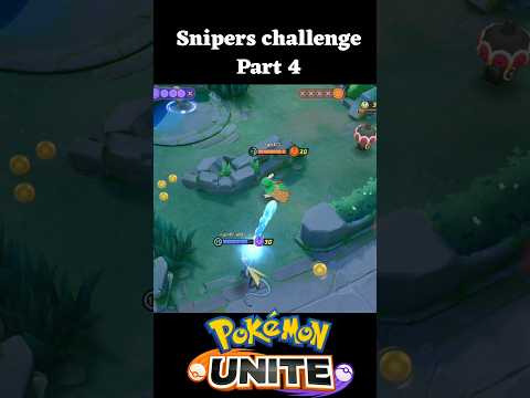 Sniper challenge part 4 💥|| Pokemon unite