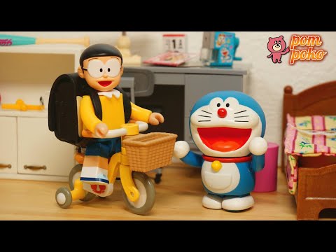 寝坊で絶体絶命の大ピンチ！のび太くんは授業に間に合うか？ / Nobita is oversleep and desperate situation