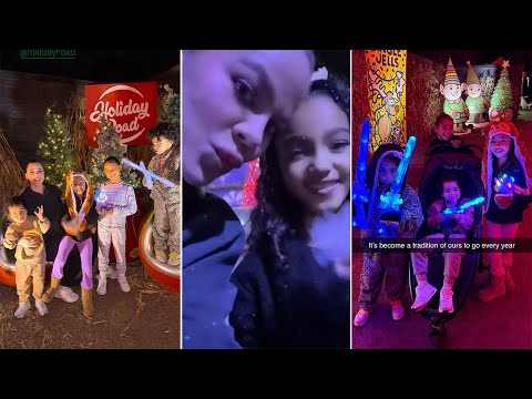 Khloe Kardashian Visit Holiday Road with True, Tatum, Chicago & Psalm (VIDEO)