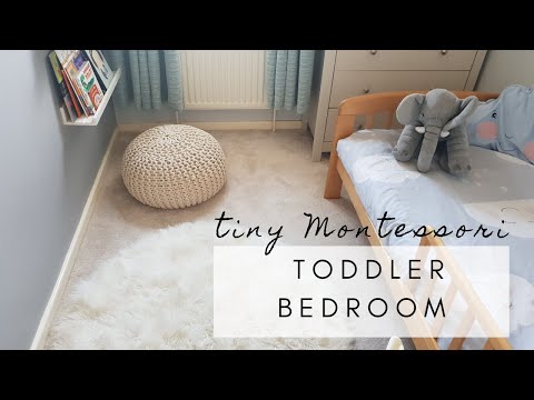 Tiny Montessori Toddler Bedroom