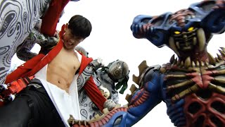 red ranger muscle tortured power lost, sentai zyuden, power rangers レッドレンジャー筋肉拷問、獣電戦隊