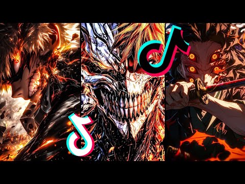 Badass Anime Moments ☠️ Tiktok compilation 🍷 PART 112 in 4K ✨