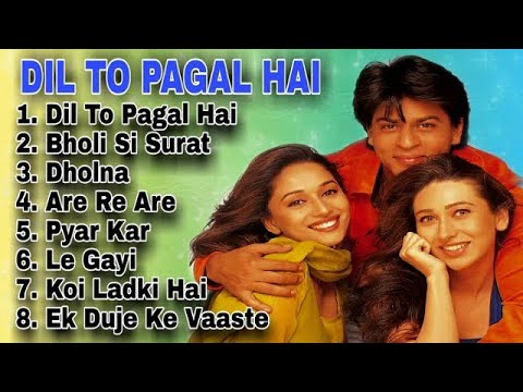 Dil To Pagal Hai Saharukh Khan Movie All Song | Dil To Pagal Hai Film Songs | Everygreen Filmy Gaane