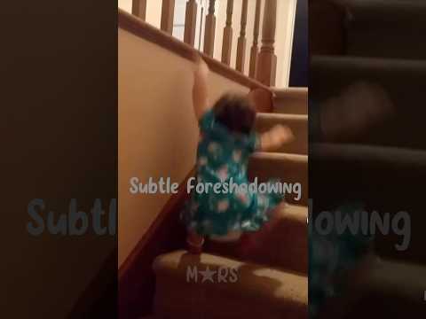 Subtle Foreshadowing. #capcut #goviral #edit #fypシ゚ #fyp #funny #kidfails #falling #toddler #omgpage