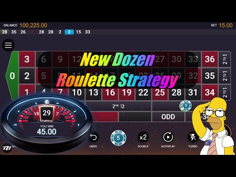 ⭐ New Dozen Roulette Strategy ⭐