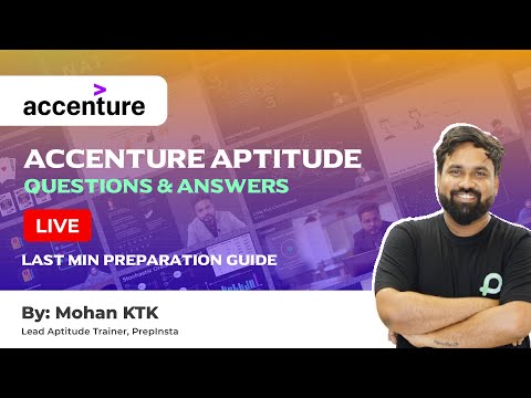 Accenture Aptitude Questions & Answers | Accenture Last min Preparation