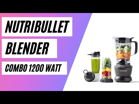 NutriBullet ZNBF30500Z Blender Combo 1200 Watt - Nutribullet Blender Amazon