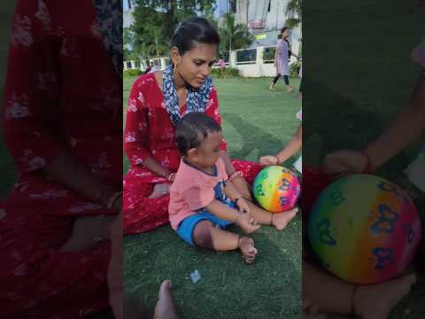 మా చిన్నోడి తో పార్క్ కి వెళ్ళాం #ytshorts #shorts #evening #park #babyboy #babygirl #baby