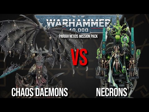 Chaos Daemons Vs Necrons - Warhammer 40k 10th Edition