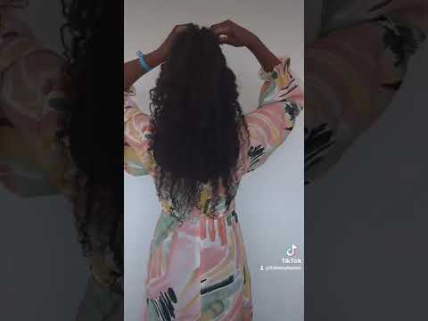 How I style my long natural hair| Type 4a/ 4b