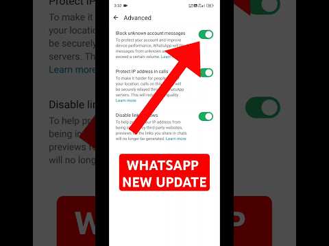 WhatsApp New Update | Block Unknown Account Messages | WhatsApp New Update 2024 | WhatsApp Update