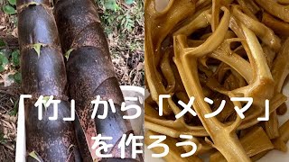 「竹」から「メンマ」を作ろう