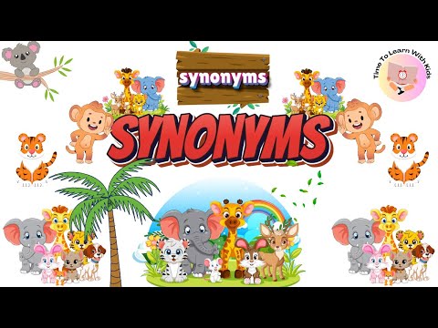 Synonyms | Synonyms for kids | Learn Synonyms with examples | 50 Synonyms |