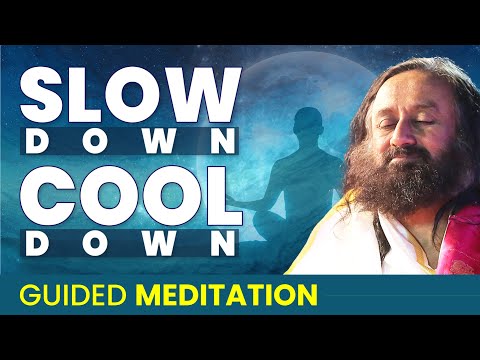 Guided Meditation To Slow Down & Cool Down | Gurudev