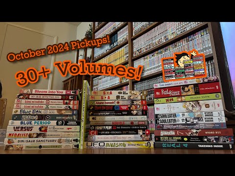 30+ Volume AWESOME Manga Haul! - October 2024 Pickups