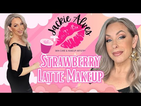 STRAWBERRY LATTE MAKEUP | My Spin On The Viral Latte Makeup Trend!