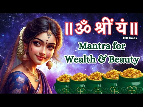 Om Shreem Yam Mantra | Attract Beauty and Wealth with 108 Powerful Chants #beautymantra #lakshmi