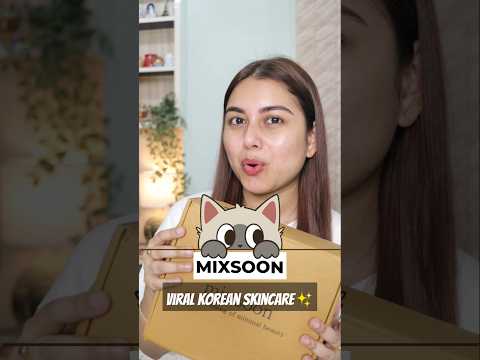 Tried The Viral Korean Skincare Brand: Mixsoon ✨😍