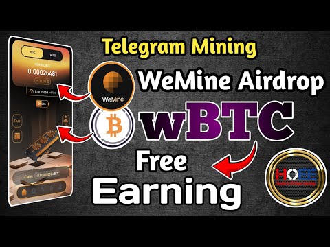 💥 wBTC WeMine Airdrop Update/Bitcoin Free Earning/WeMine Roadmap/WeMine Airdrop Details/Free Airdrop