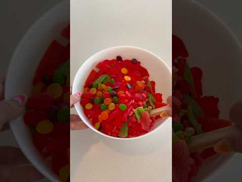 *ASMR* CANDY SALAD RESTOCK! #asmr #candy #candysalad #restock #kitchen