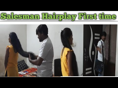 Salesman for Hairplay First time || TRAILER Upcoming full video