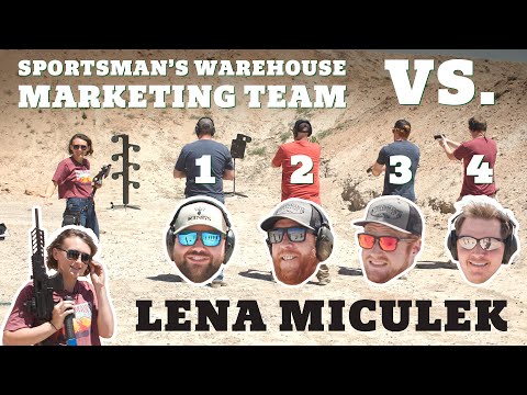 Sportsman's Marketing Team VS. Lena Miculek | Target Tree Duel