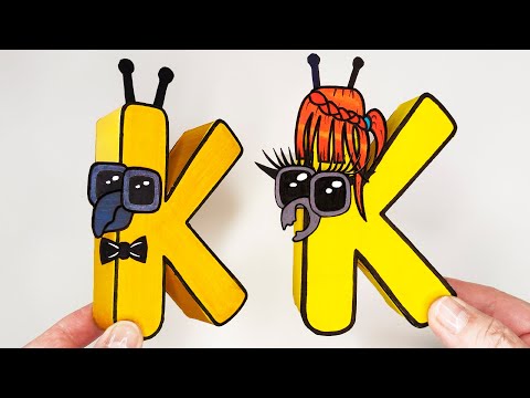 Cool Craft | Paper Alphabet Lore K+K 💛