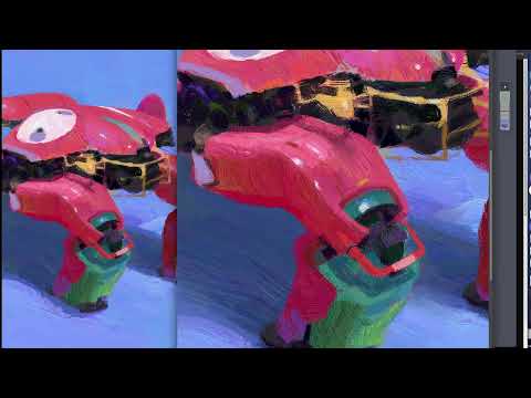 Painting a mech crab | Custom Hotkeys! | WEBBYPAINT devlog #15