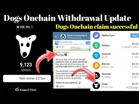 Dogs Onchain claim | Dogs Onchain withdrawal successful | Dogs Onchain claim Update |