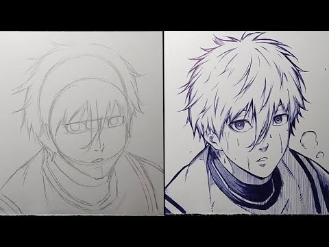 How To Draw Nagi Seishiro Step By Step - [Blue Lock]