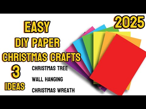 Christmas Crafts Ideas | Christmas Decorations | Christmas tree | Christmas WallHanging | DIY Wreath